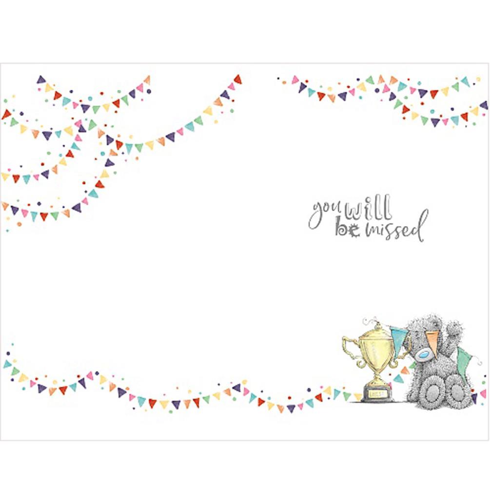 Thank You Best Teacher Me to You Bear Card Extra Image 1
